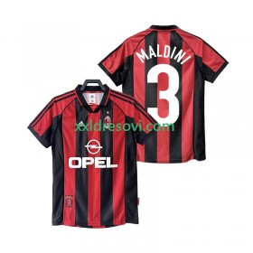 AC Milan MALDINI 3 1999 Retro Domaći Nogometni Dres 1998